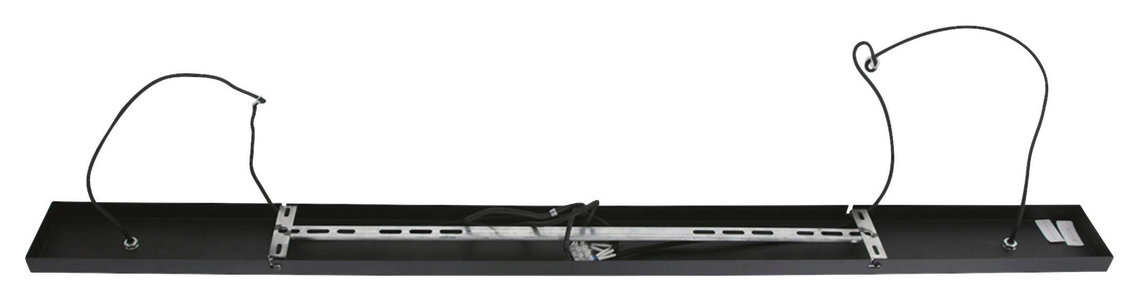 PENDELLEUCHTE 25/40-150/120 cm  - Schwarz, Trend, Glas/Metall (25/40-150/120cm)