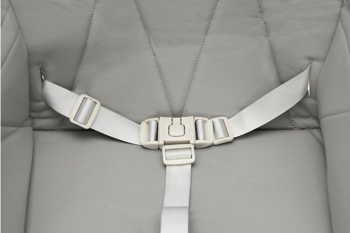 STOLČEK ZA HRANJENJE  Tom    76/58/95 cm       siva  - siva, Basics, kovina/tekstil (76/58/95cm) - Fillikid