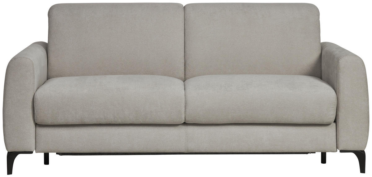 KANAPÉÁGY fa, textil  - fekete, Konventionell, textil/fa (203/88/102cm) - Novel