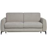 SCHLAFSOFA  in Perlmutt  - Perlmutt/Schwarz, KONVENTIONELL, Holz/Textil (203/88/102cm) - Novel