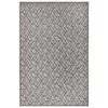 OUTDOORTEPPICH 63/120/120 cm Clyde Grau, Beige  - Beige/Grau, Design, Kunststoff/Textil (63/120/120cm)