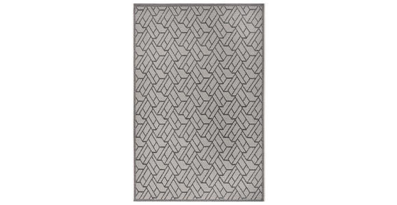 OUTDOORTEPPICH 115/170/170 cm Clyde Grau, Beige  - Beige/Grau, Design, Kunststoff/Textil (115/170/170cm) - Novel