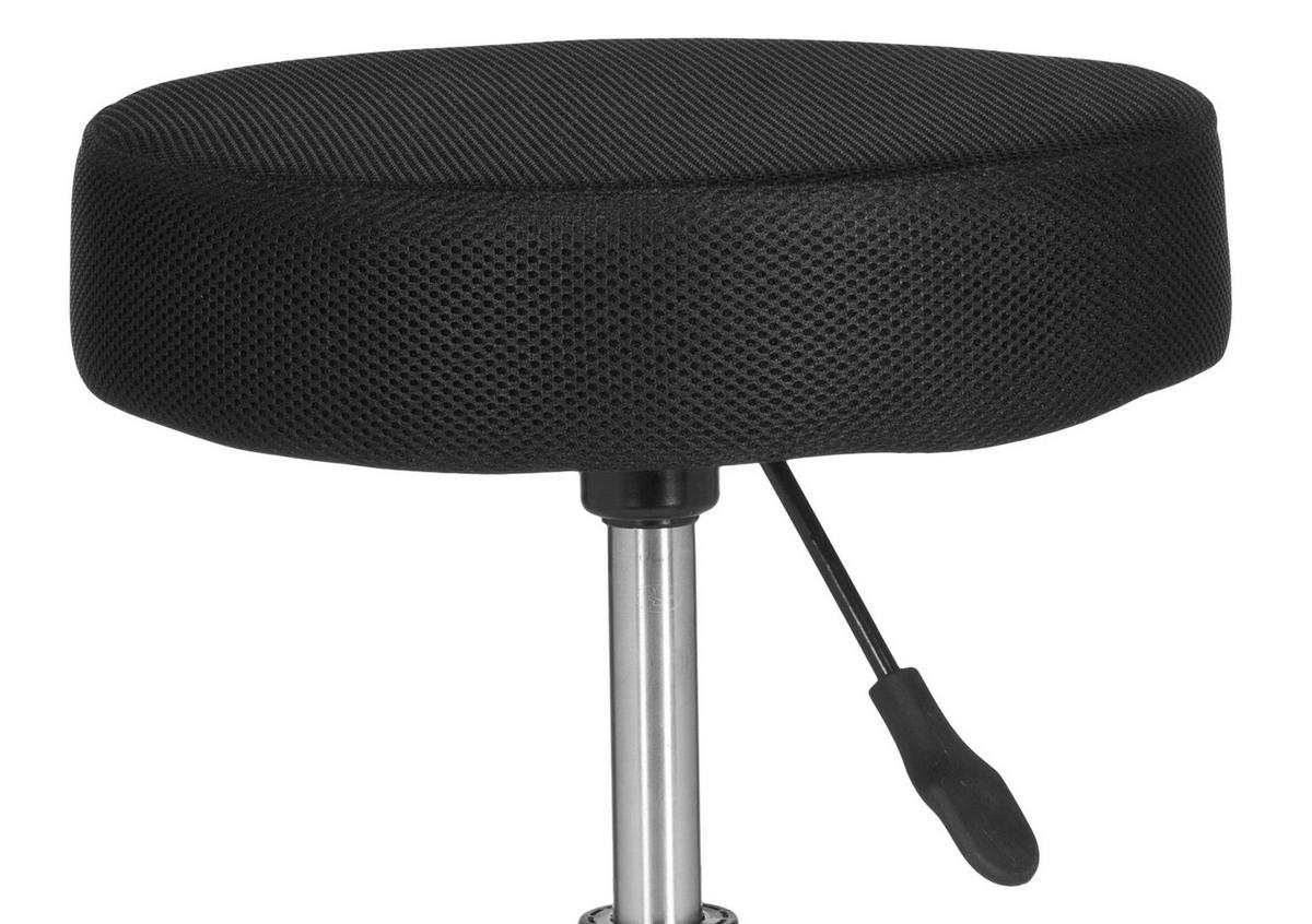 VRTLJIVI STOLČEK tekstil črna  - črna, Konvencionalno, tekstil (55/60/55cm) - MID.YOU