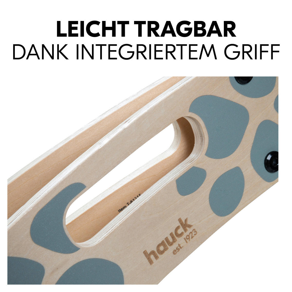 LAUFRAD BALANCE N RIDE  - Blaugrau, Basics, Holz/Kunststoff (39,5/55/85cm) - Hauck