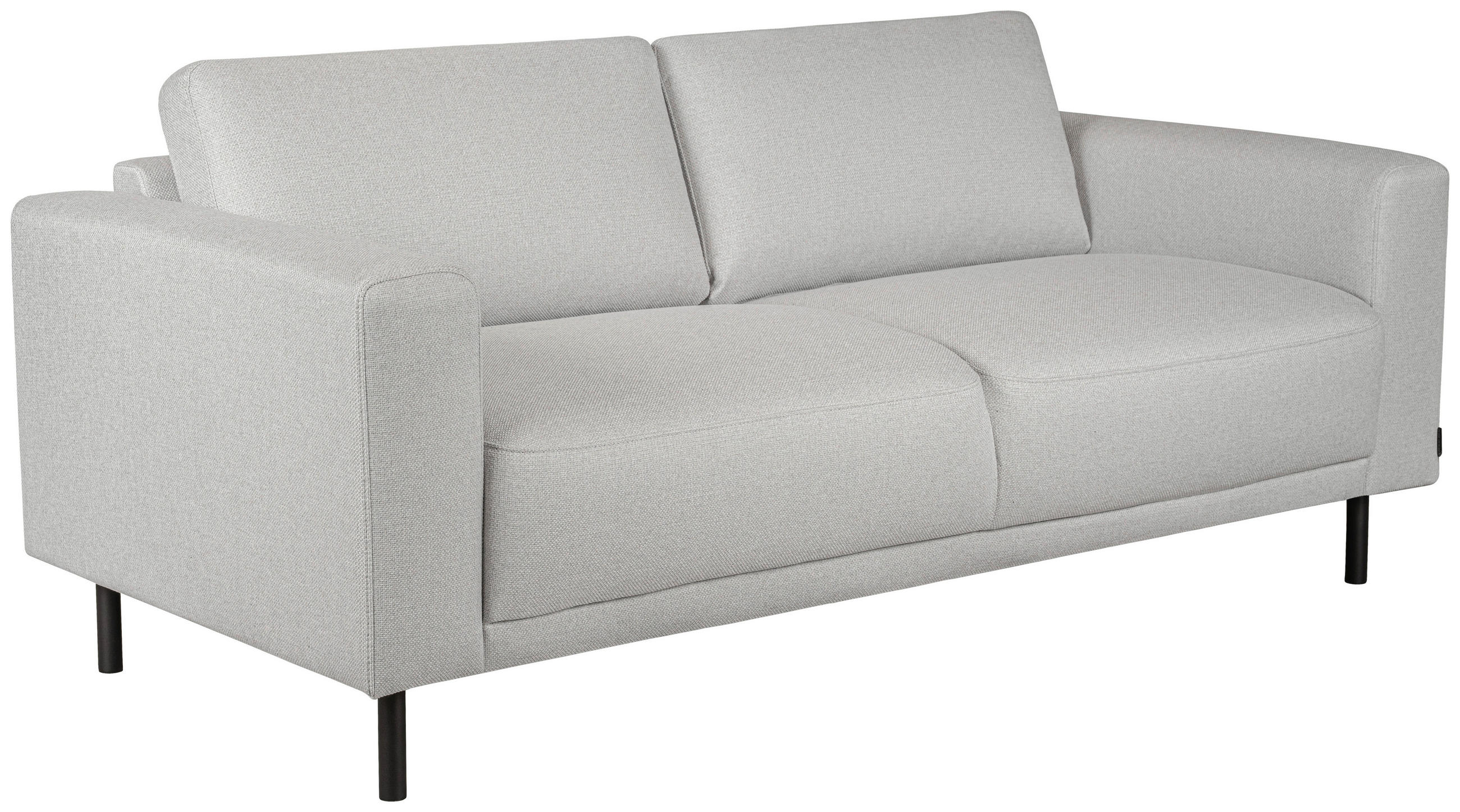3-SITS SOFFA i ljusgrå  - ljusgrå/svart, Design, metall/trä (213,5/78/90cm) - Pure Home Comfort
