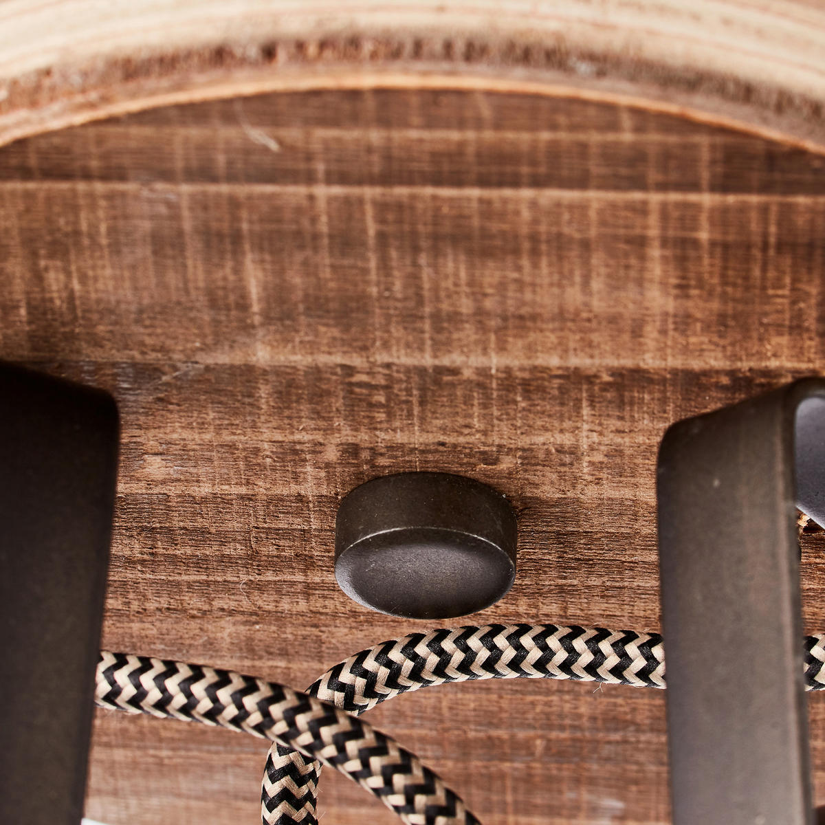 STRAHLER - Schwarz, Design, Holz/Metall (14/20/16cm) - Brilliant