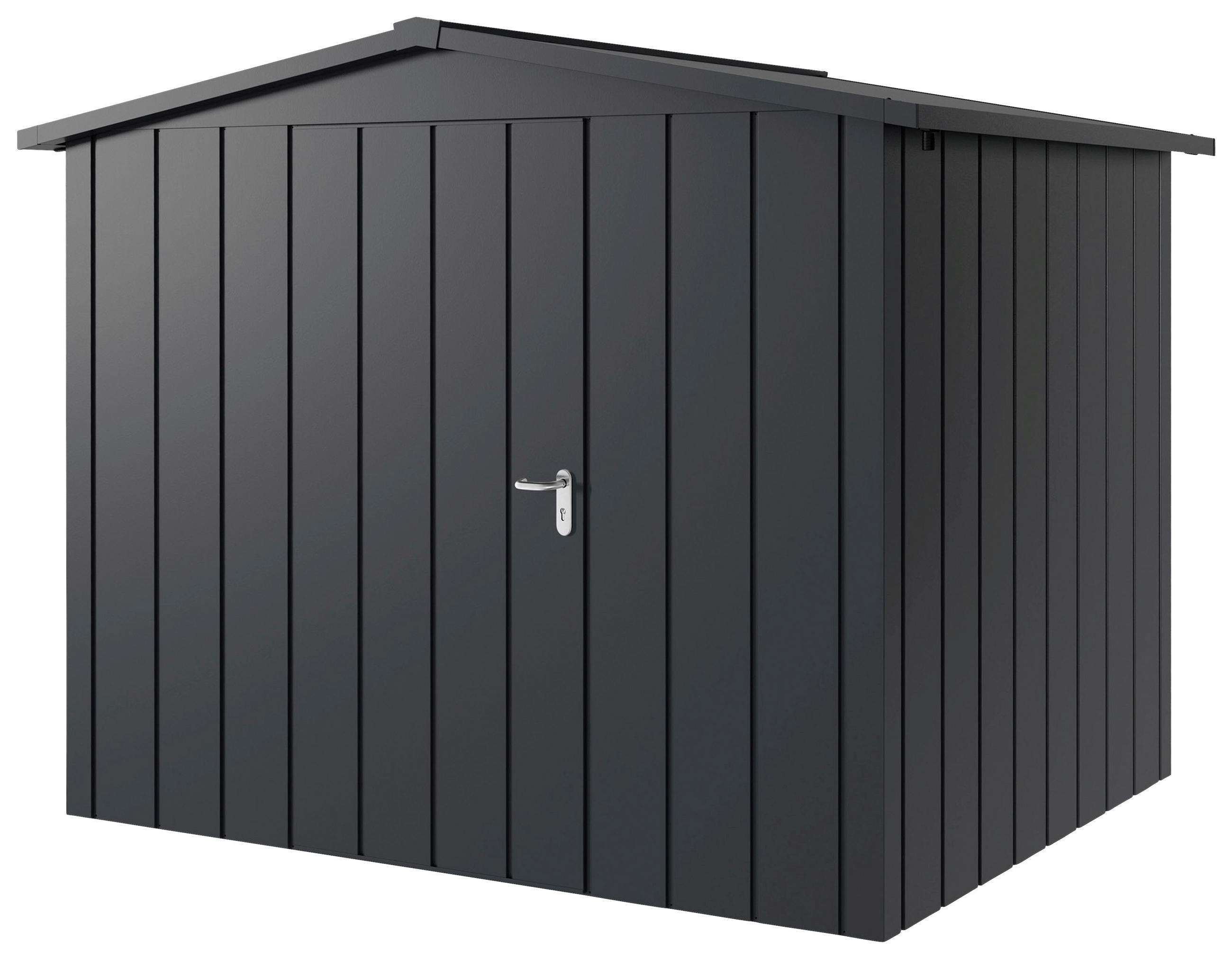 GERÄTEHAUS 285/227/229 cm  - Anthrazit, Basics, Metall (285/227/229cm)