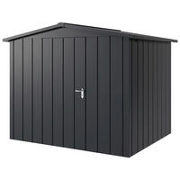 GERÄTEHAUS 285/227/229 cm  - Anthrazit, Basics, Metall (285/227/229cm)