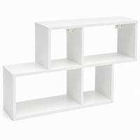 WANDREGAL  - Weiß, Design, Holzwerkstoff (100/53/20cm) - MID.YOU