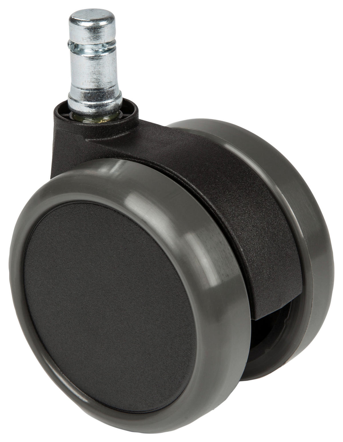 DREHSTUHLROLLE 5-teilig  - Schwarz, Basics, Kunststoff/Metall (5/7/6,5cm) - MID.YOU