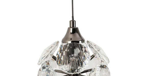 LED-HÄNGELEUCHTE 93/15/150 cm  - Chromfarben, Trend, Glas/Metall (93/15/150cm) - Ambiente