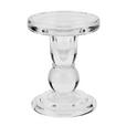 KERZENHALTER - Klar, Basics, Glas (8,5/11,5cm) - Ambia Home