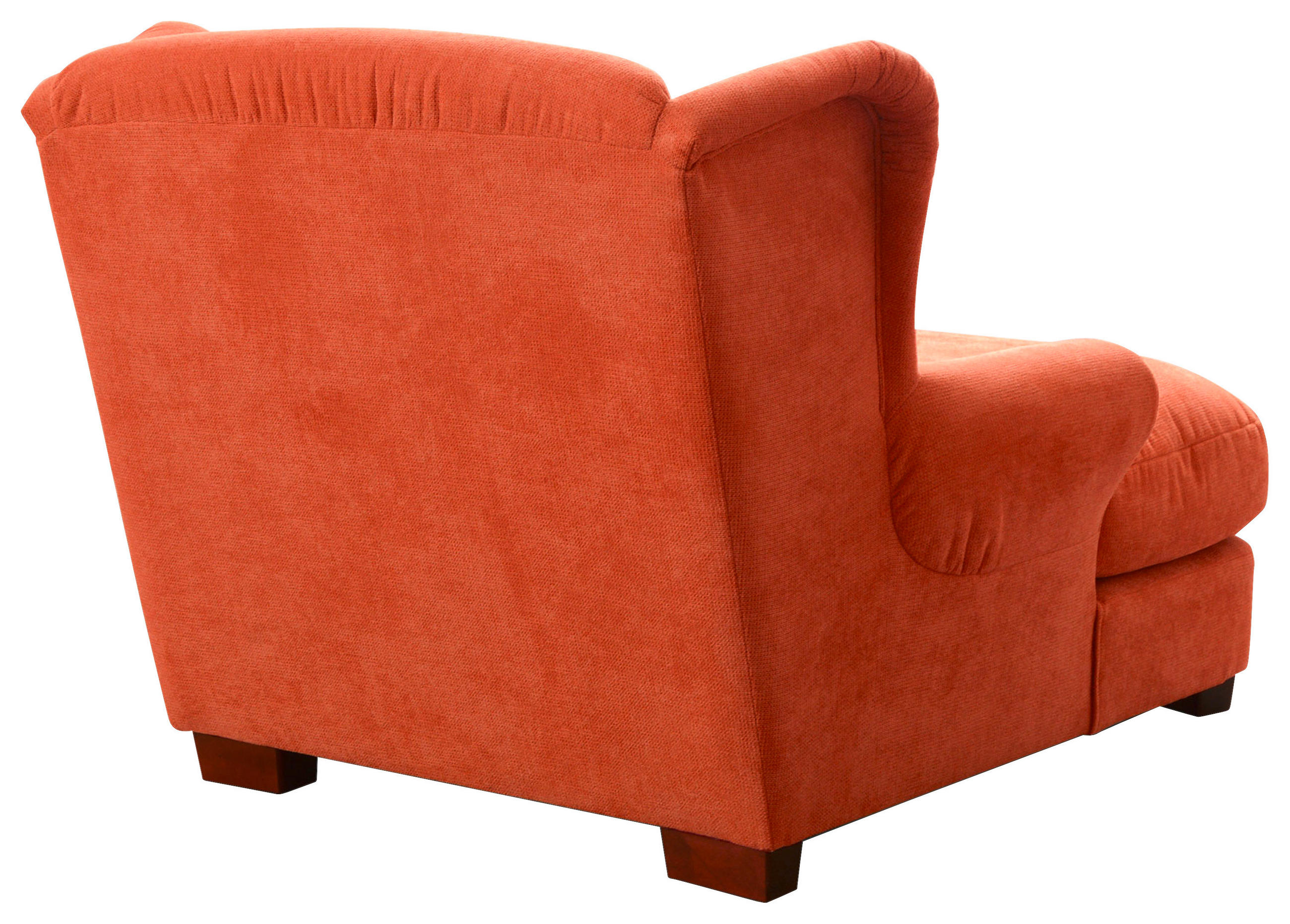 XXL-SESSEL Flachgewebe Terracotta    - Terracotta, ROMANTIK / LANDHAUS, Holz/Textil (120/101/142cm) - Cantus