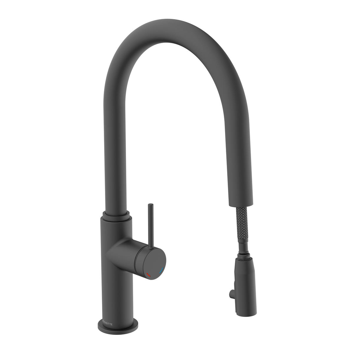 KÜCHENARMATUR  - Schwarz, Basics, Metall (5,5/43/26,5cm) - Schütte