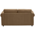 2,5-SITZER  in Chenille Goldbraun  - Goldbraun/Schwarz, KONVENTIONELL, Kunststoff/Textil (196/88/86cm) - Carryhome