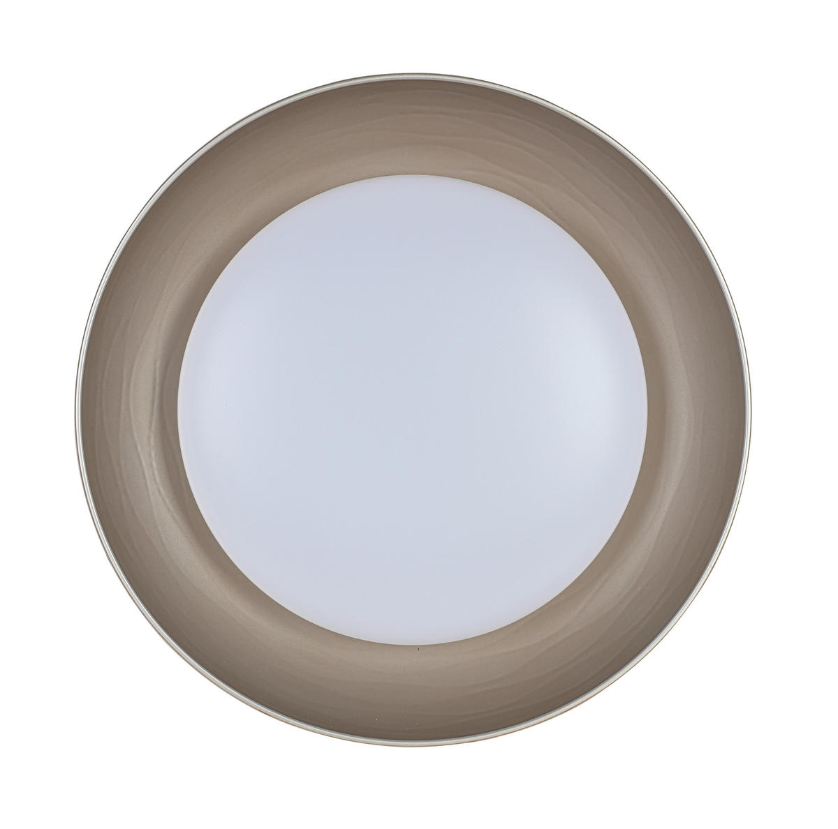 DECKENLEUCHTE 48/10 cm  - Champagner/Weiß, Trend, Kunststoff/Metall (48/10cm) - Collett's Monde