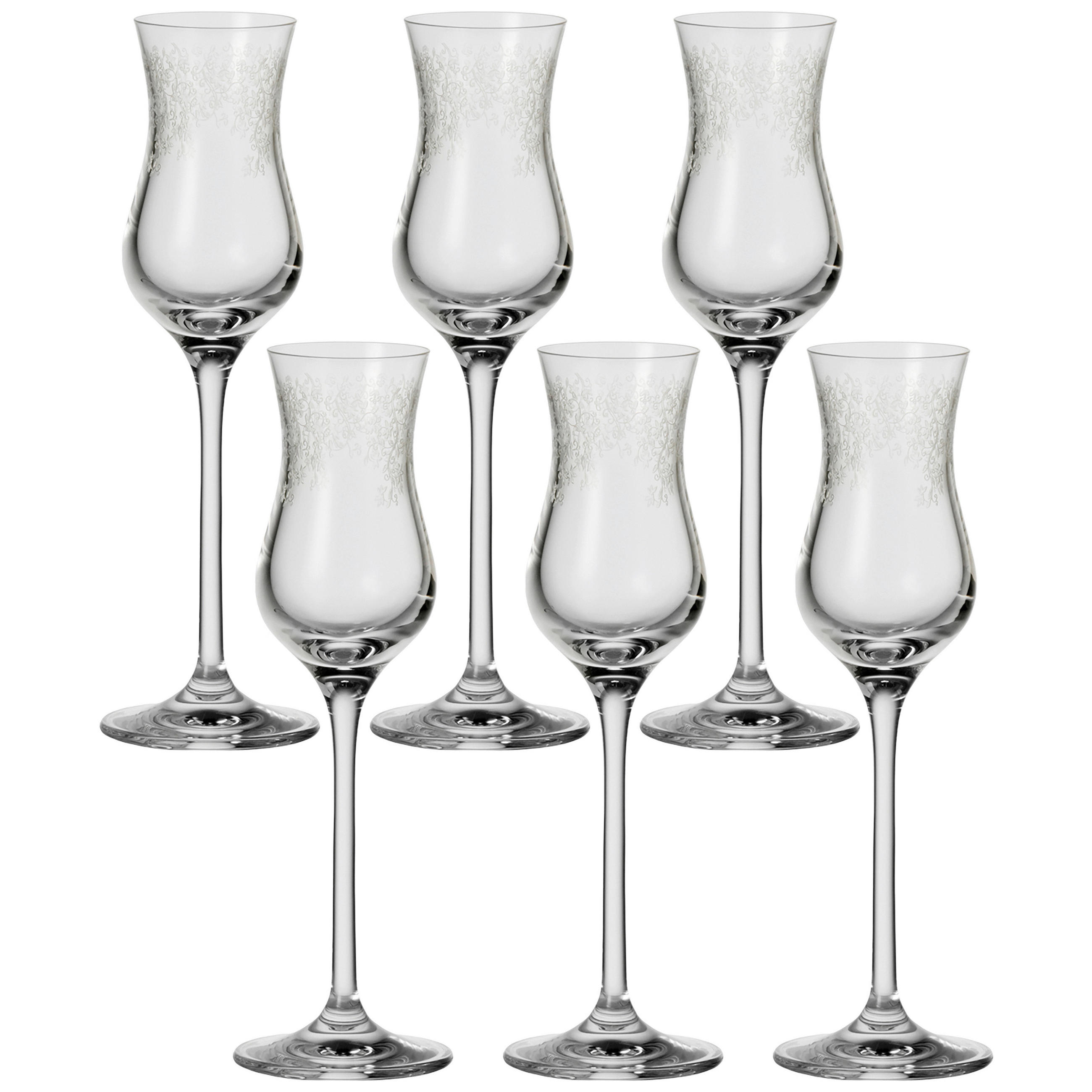 GLÄSERSET Chateau 6-teilig  - Transparent, LIFESTYLE, Glas (90ml) - Leonardo