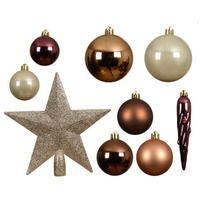 CHRISTBAUMKUGEL-SET  - Basics (8,00/8,00/8,00cm)
