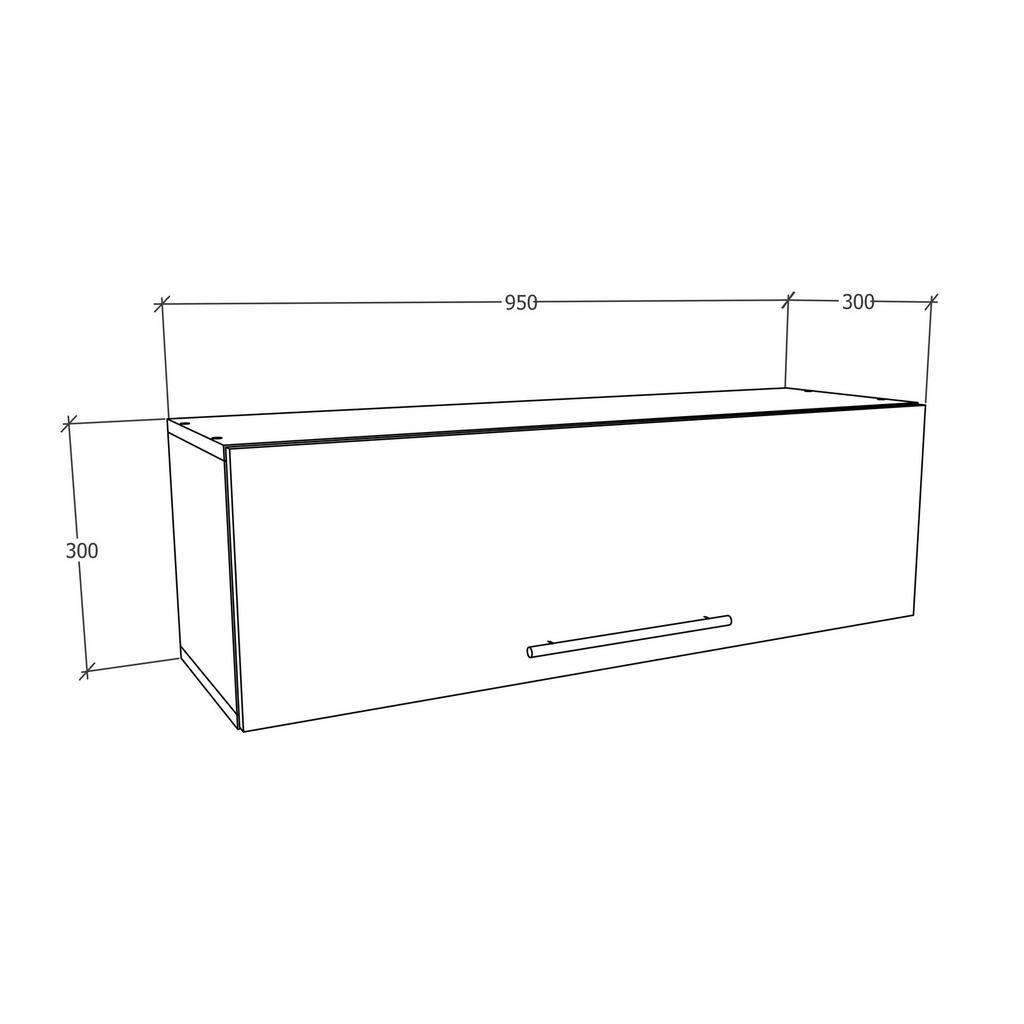 Thumbnail - Mid.you Lowboard, Anthrazit, Holzwerkstoff, 2 Fächer, 95x30x30 cm, hängend, Wohnzimmer, Wohnwände, Lowboards, Lowboards ...