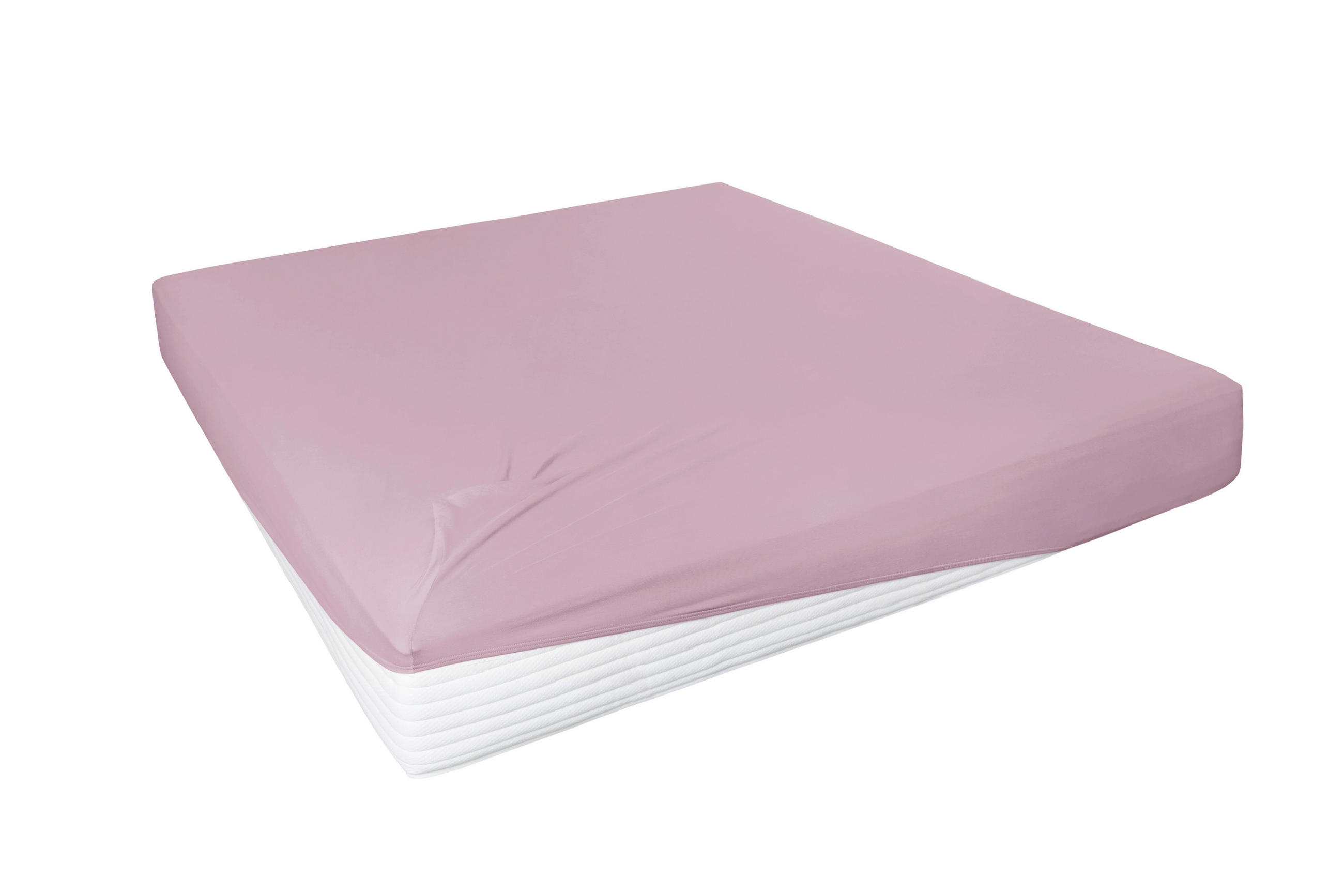 SPANNLEINTUCH 100/200 cm Jersey  - Mauve, Basics, Textil (100/200cm)