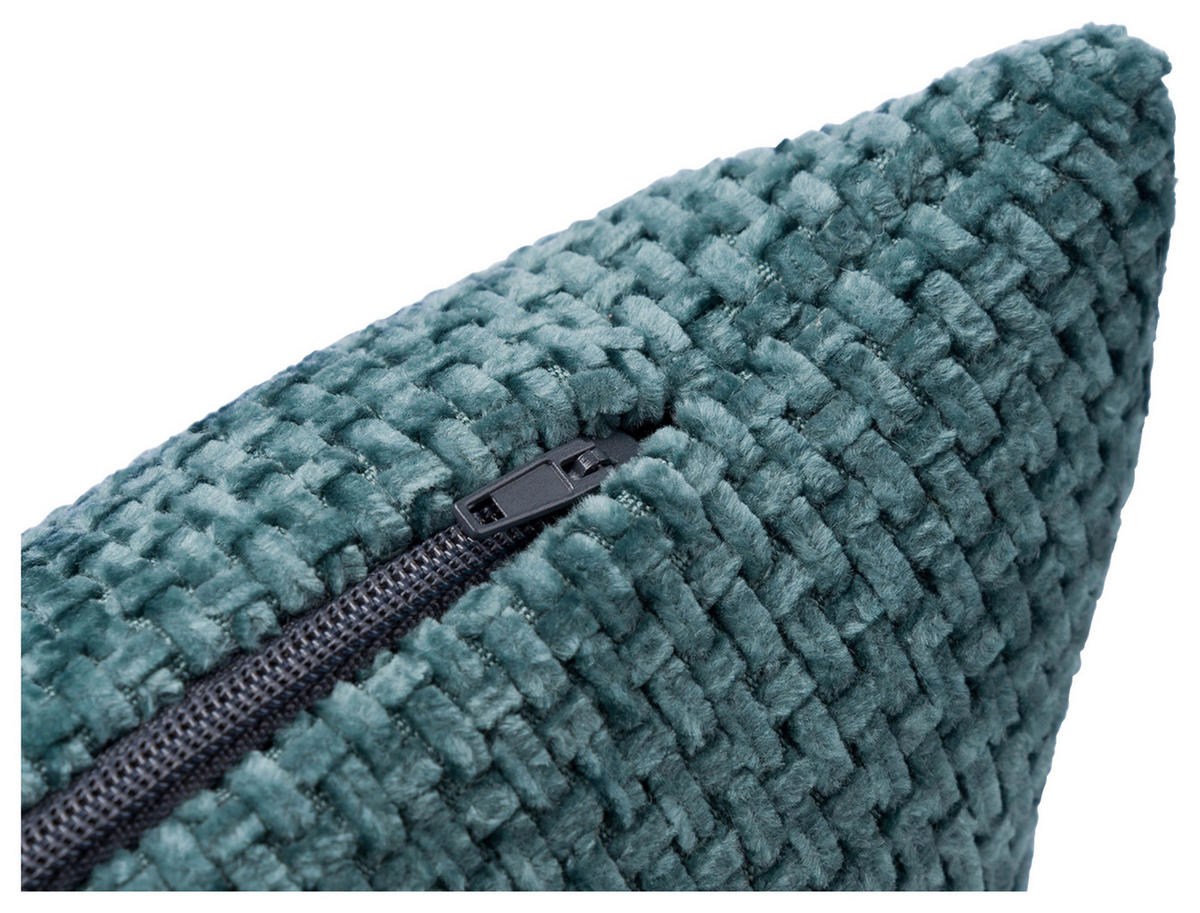 DEKORAČNÝ VANKÚŠ 50/50 cm - petrolejová, Basics, textil (50/50cm) - Novel