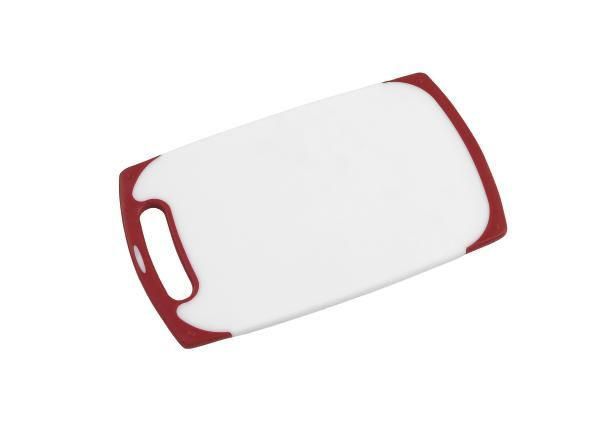 PRKÉNKO NA MASO 25/15/0,9 cm - bílá/červená, Basics, plast (25/15/0,9cm) - Homeware