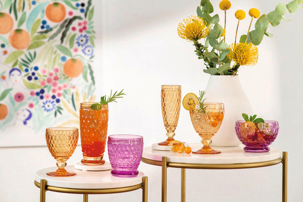 SCHALE Boston Coloured   - Beere, KONVENTIONELL, Glas (11,5/8cm) - Villeroy & Boch