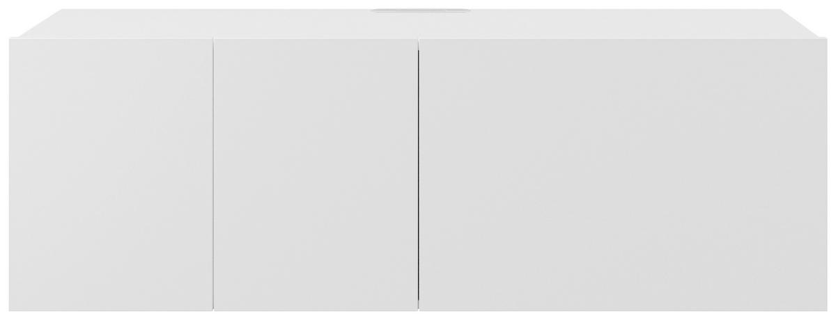 LOWBOARD  in 150/50/42 cm  - Weiß, Design, Holzwerkstoff (150/50/42cm) - Hom`in