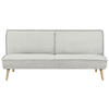 SCHLAFSOFA in Webstoff Creme  - Creme/Naturfarben, MODERN, Holz/Textil (188/84/87cm) - MID.YOU