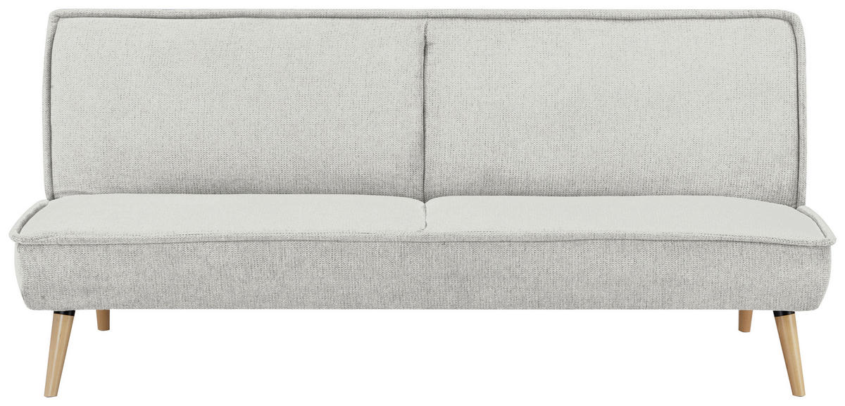 SCHLAFSOFA in Webstoff Creme  - Creme/Naturfarben, MODERN, Holz/Textil (188/84/87cm) - MID.YOU