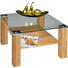 COUCHTISCH in Metall, Glas, Holzwerkstoff 75/75/42 cm - Eichefarben, Design, Glas/Holzwerkstoff (75/75/42cm) COUCHTISCH in Metall, Glas, Holzwerkstoff 75/75/42 cm - Eichefarben, Design, Glas/Holzwerkstoff (75/75/42cm)