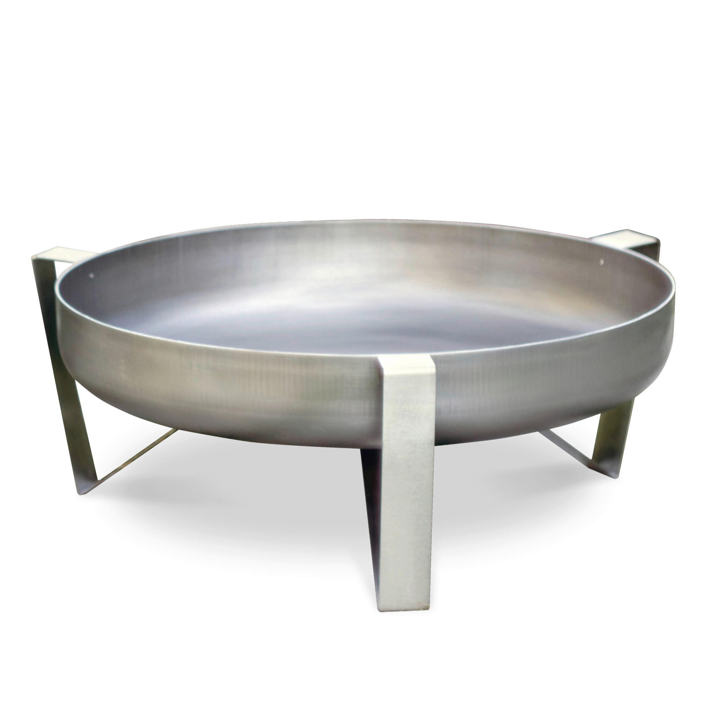 FEUERSCHALE SVENSKAV VOMA XXL 2091  - Edelstahlfarben, Basics, Metall (67,5/66,5/25cm)