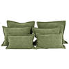 ZIERKISSENSET   70-50/60-25/10 cm  - Grün, Modern, Textil (70-50/60-25/10cm) - MID.YOU