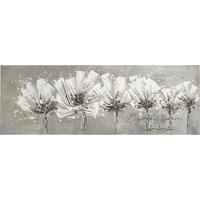 ULJENA SLIKA  150/50 cm       - bijela, Basics, drvo/tekstil (150/50cm) - Monee