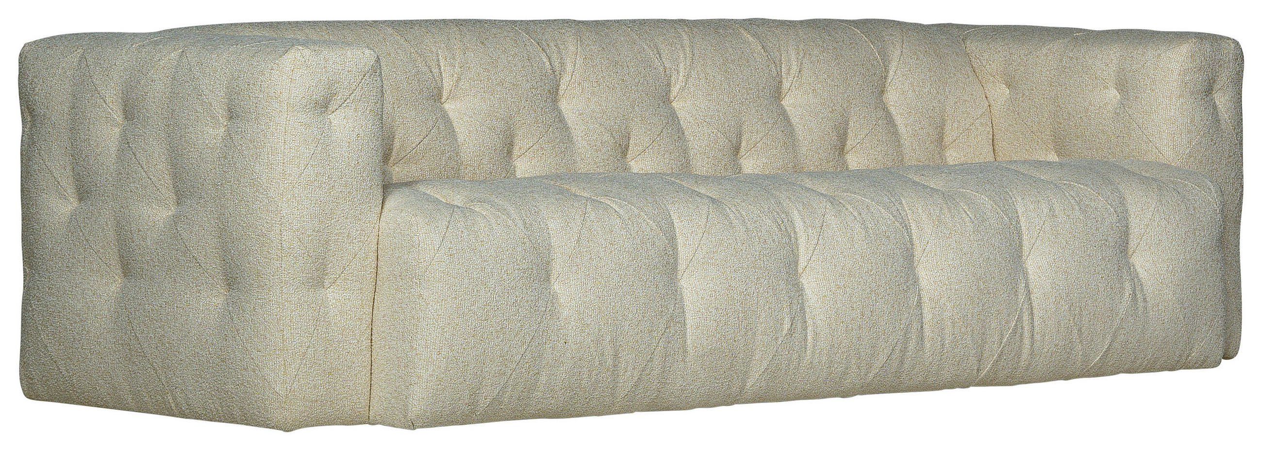 3-SITS SOFFA i beige  - beige, Klassisk, metall/trä (262/78/112cm) - Niels Andersson