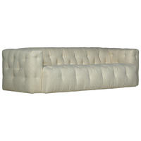 3-SITS SOFFA i beige  - beige, Klassisk, metall/trä (262/78/112cm) - Niels Andersson