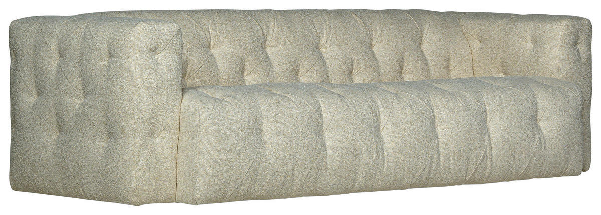 3-SITS SOFFA i beige  - beige, Klassisk, metall/trä (262/78/112cm) - Niels Andersson