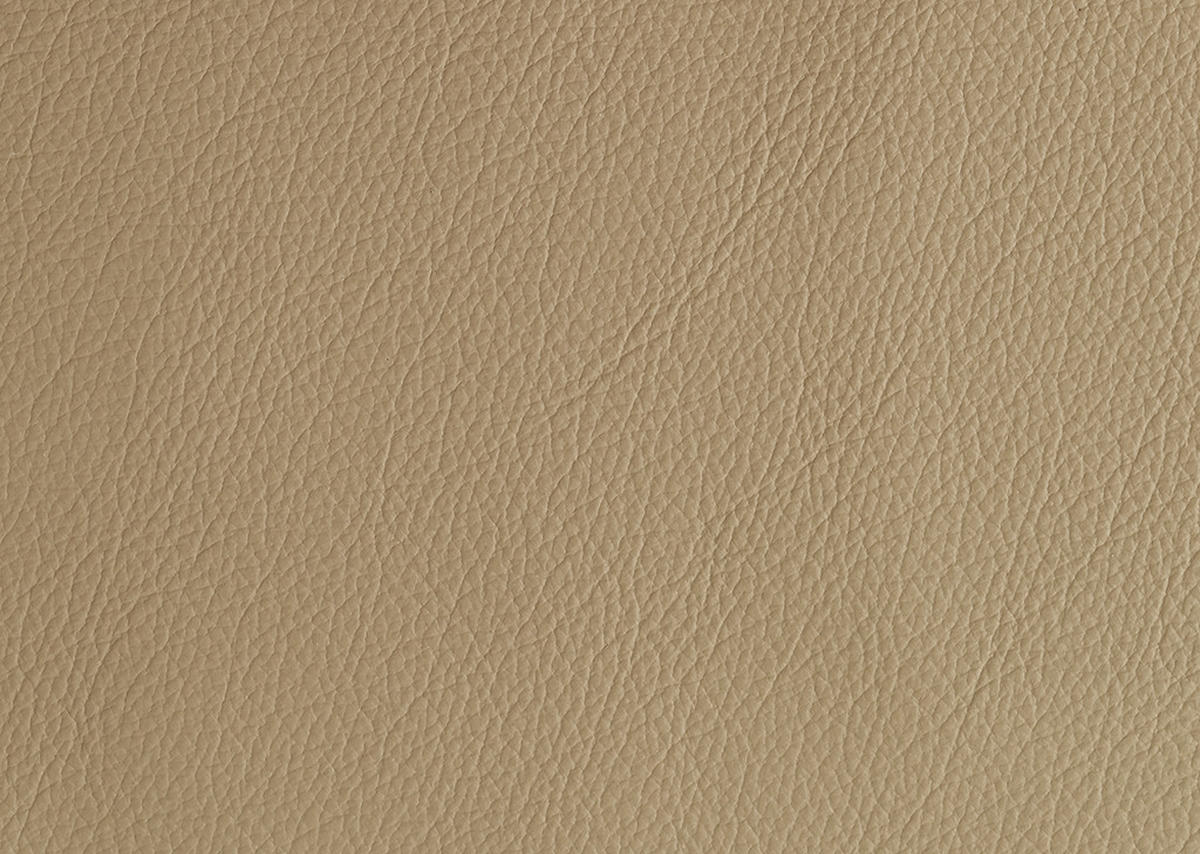 ECKSOFA in Echtleder Hellbraun  - Hellbraun/Alufarben, Design, Leder/Metall (239/271cm) - Cantus