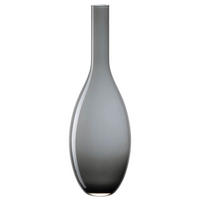 VASE  - Grau, Design, Glas (13,5/39/13,5cm) - Leonardo
