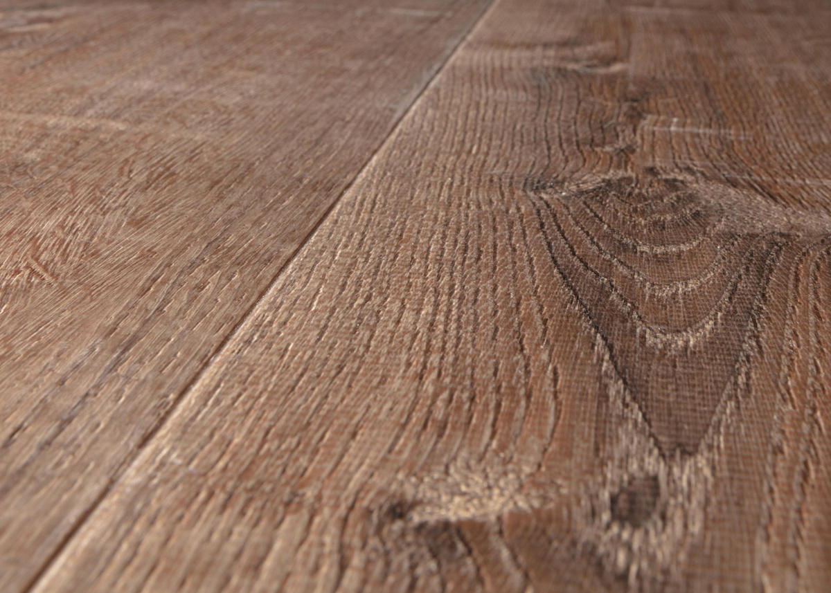 DESIGNBODEN More+  per  m² - Eichefarben, Basics, Kunststoff (121/22/0,5cm)