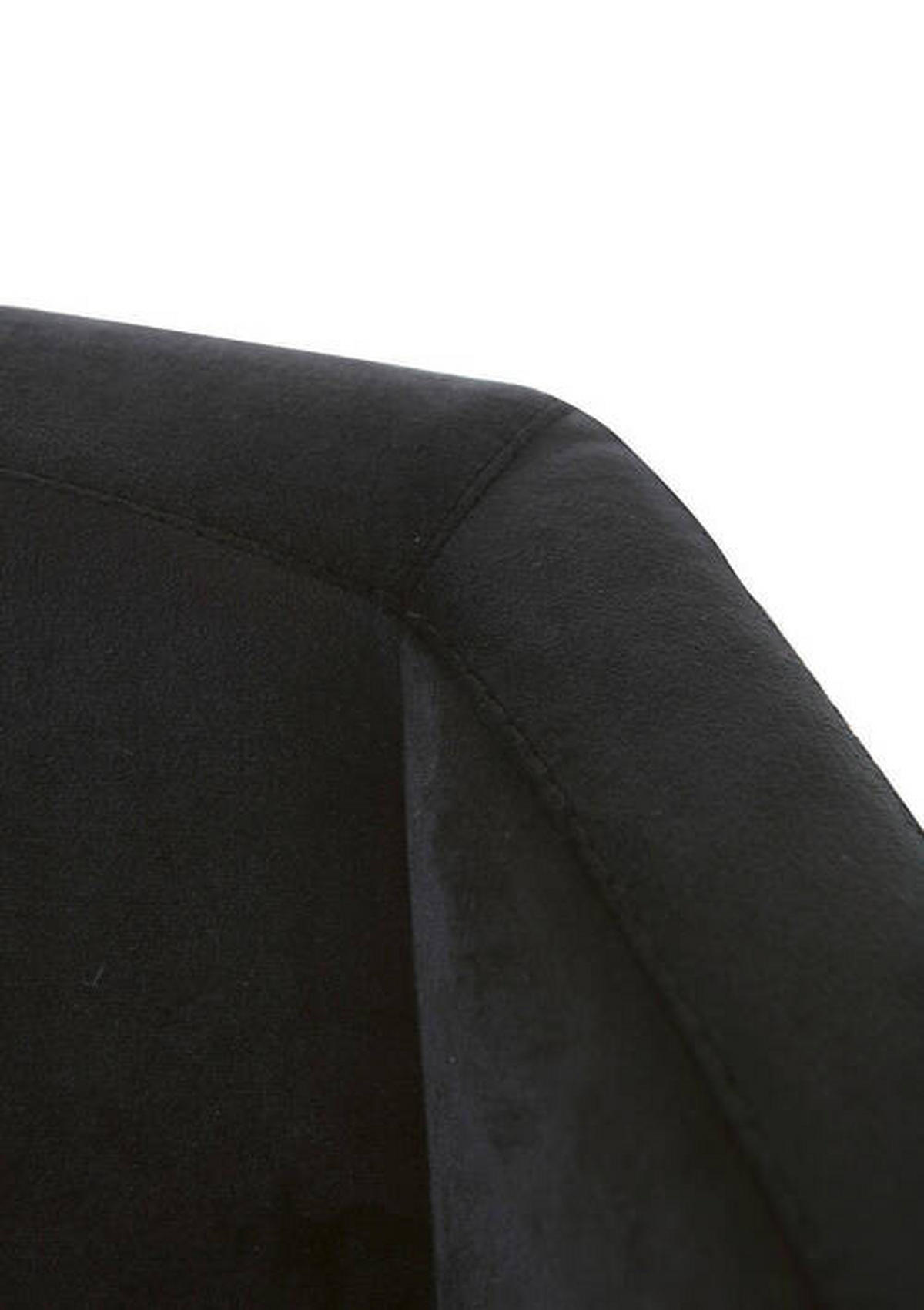 SESSEL in Flachgewebe Schwarz  - Schwarz, Lifestyle, Holz/Textil (93/74/80cm) - Landscape