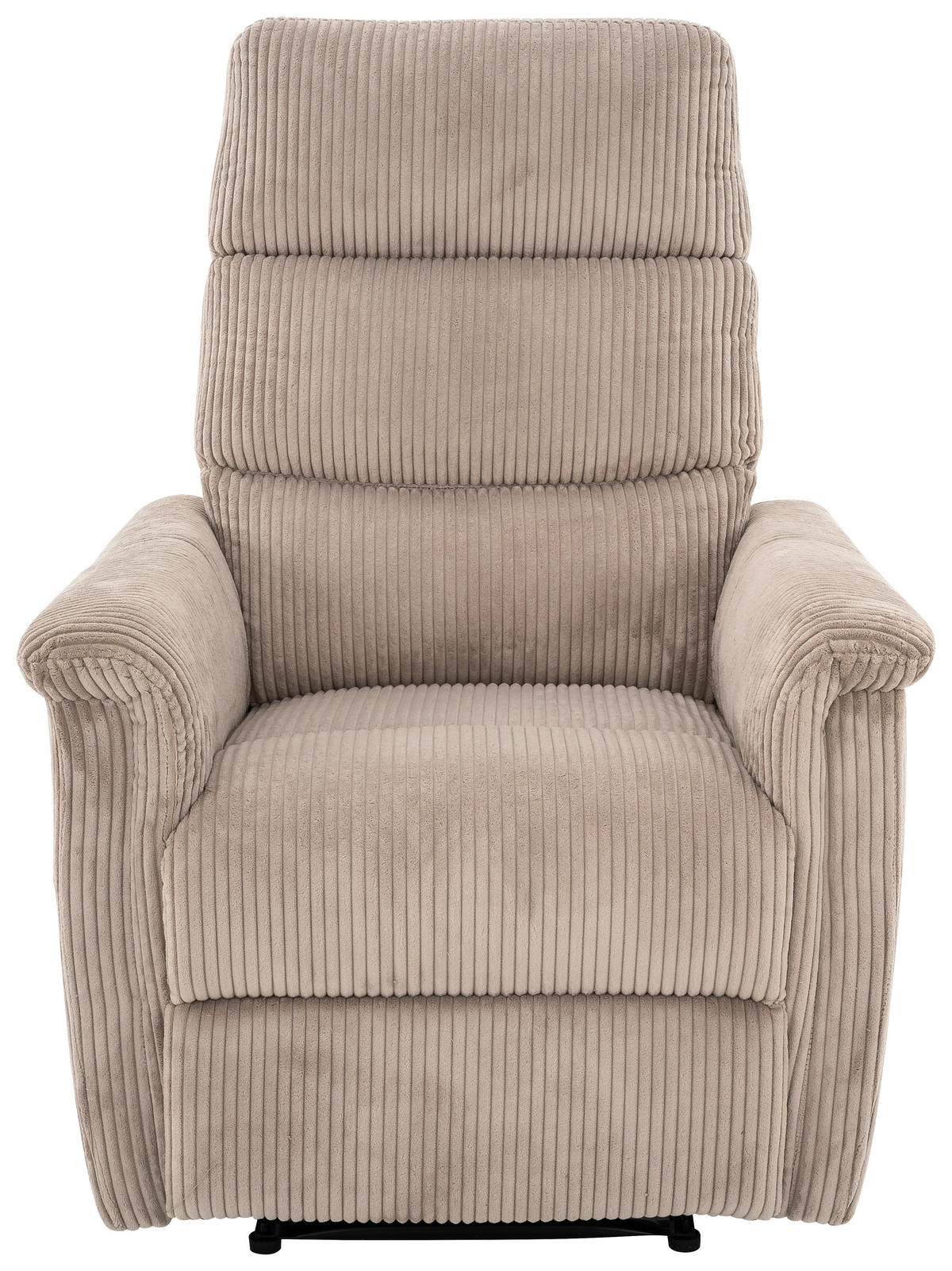 RELAXSESSEL in Metall, Textil Hellbraun  - Hellbraun/Schwarz, Design, Kunststoff/Textil (78/108/89cm) - Livetastic