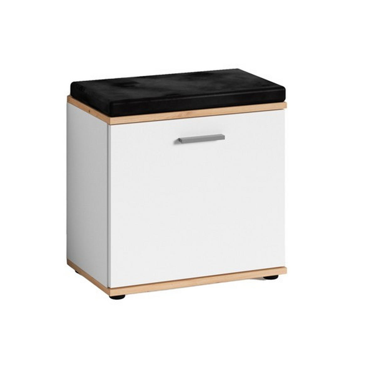 GARDEROBE 5-teilig  in 49/196/30 cm  - Weiß/Eiche Artisan, Design, Glas/Holzwerkstoff (49/196/30cm) - MID.YOU