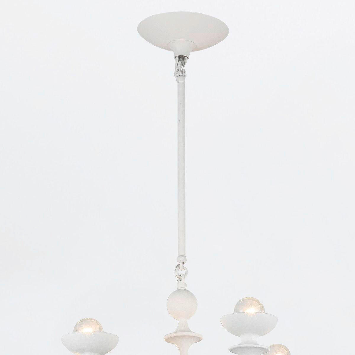 KRONLEUCHTER 76,2/74,9 cm   - Weiß, KONVENTIONELL, Metall (76,2/74,9cm) - Elstead Lighting