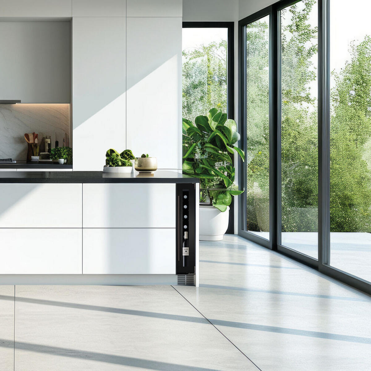 WEINKÜHLSCHRANK DAUF-8.23SS  - Edelstahlfarben, Basics, Glas/Metall (15/82/54,9cm)