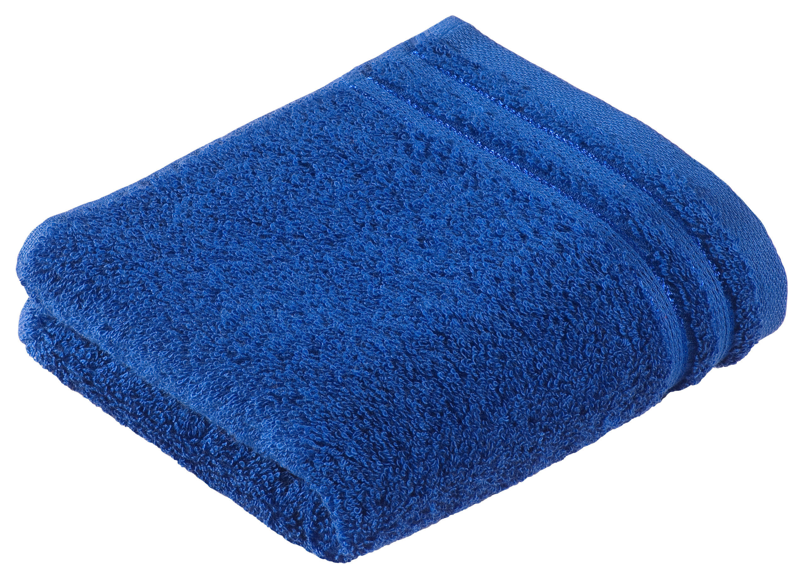 RUČNÍK PRO HOSTY, 30/50 cm, modrá - modrá, Basics, textil (30/50cm) - Vossen