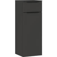 UNTERSCHRANK 36/93/34 cm   - Graphitfarben/Schwarz, MODERN, Holzwerkstoff/Metall (36/93/34cm) - Germania