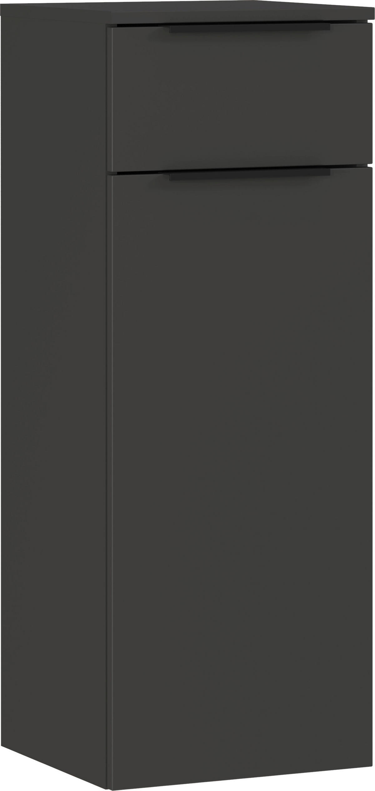 UNTERSCHRANK 36/93/34 cm   - Graphitfarben/Schwarz, MODERN, Holzwerkstoff/Metall (36/93/34cm) - Germania