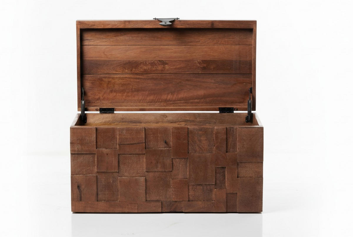 TRUHE - Naturfarben, Design, Holz (80/41/40cm) - Livetastic