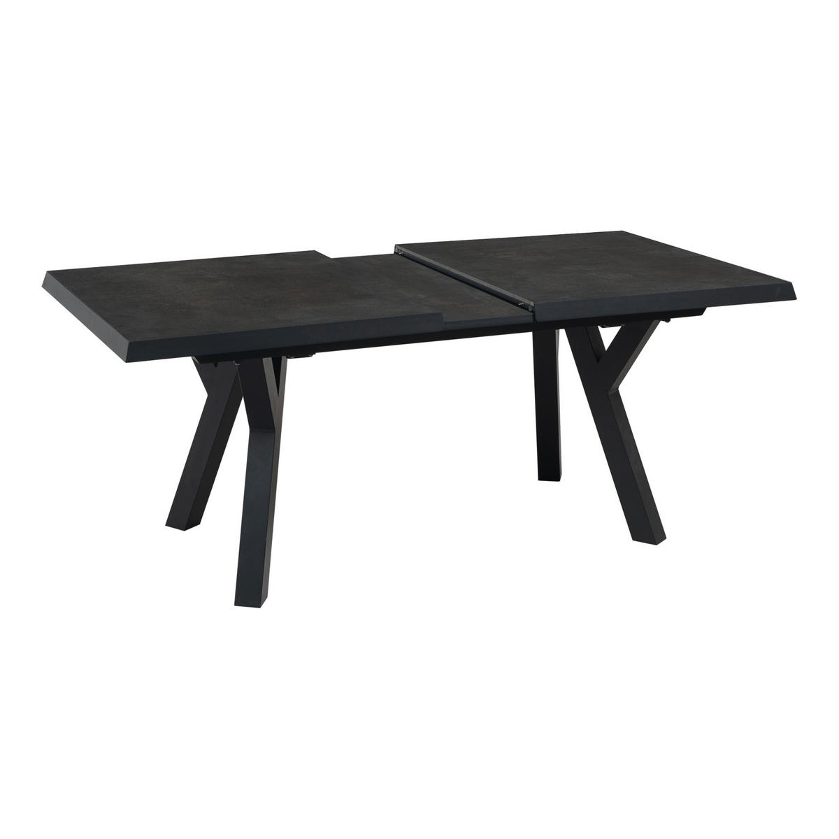 LOUNGE STOL   antracit, boje škriljevca  - boje škriljevca/antracit, Moderno, metal/keramika (163-203/93/77cm) - Ambia Garden